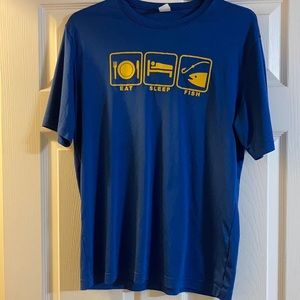 Sport Tek fishing shirt - devildog anglers - size M